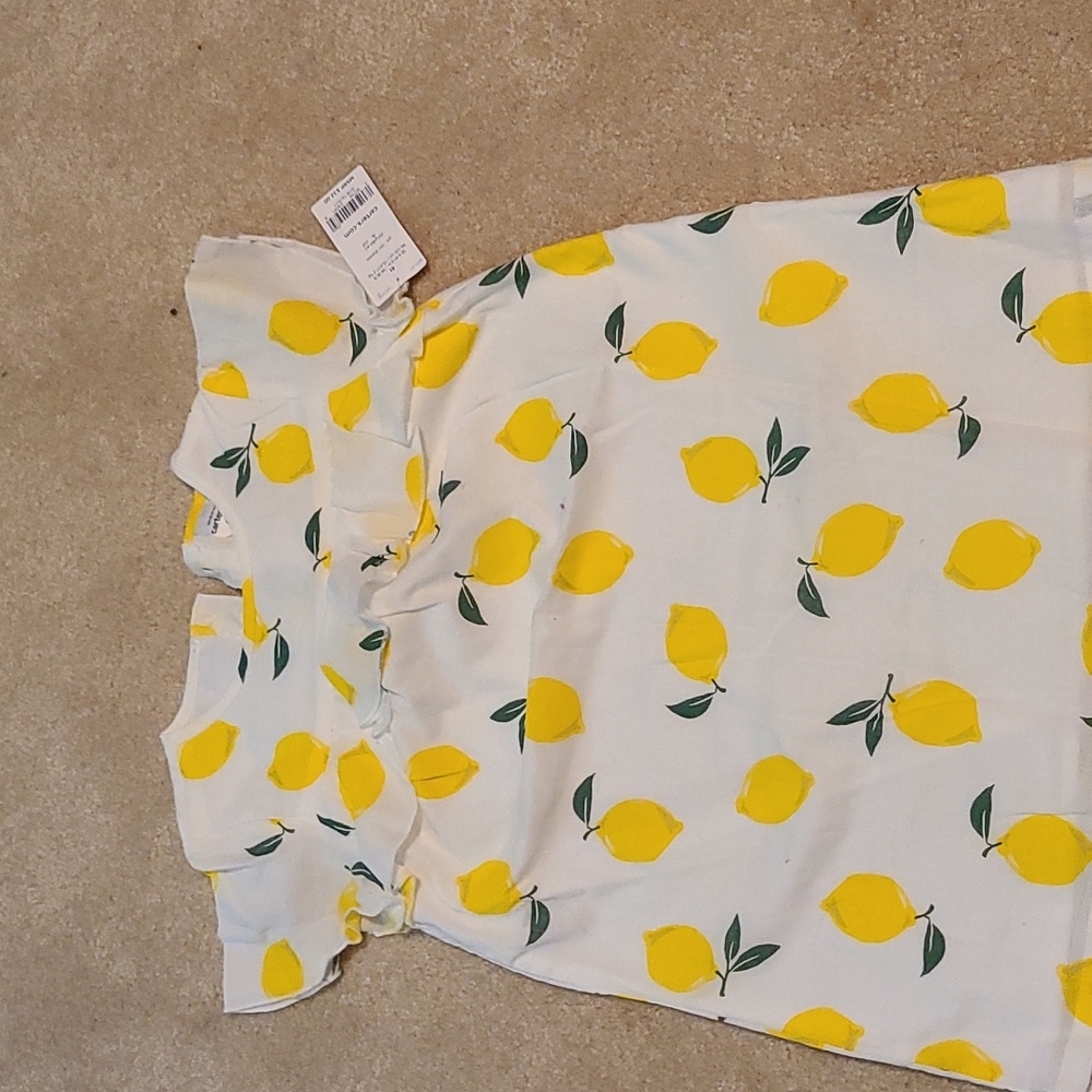 Carter's lemon dress NWT